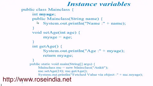 Instance Variables
